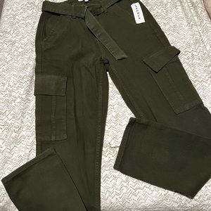 PacSun Cadet green cargo straight leg pant